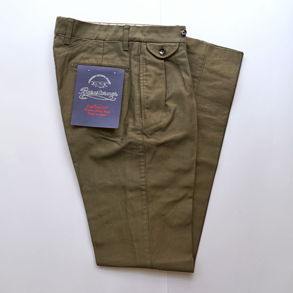 バーンストーマー BARNSTORMER マッカーサーフロント 2タックトラウザー MACARTHUR FRONT 2TUCK TROUSER 1947P OLIVE