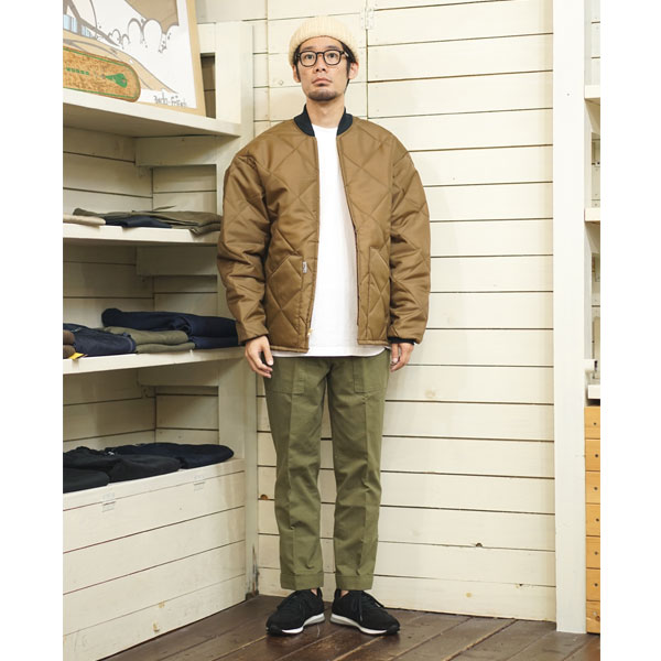 ディクソン DICKSON キルティングジャケット 6oz Diamond Quilted Insulated Jacket Brown