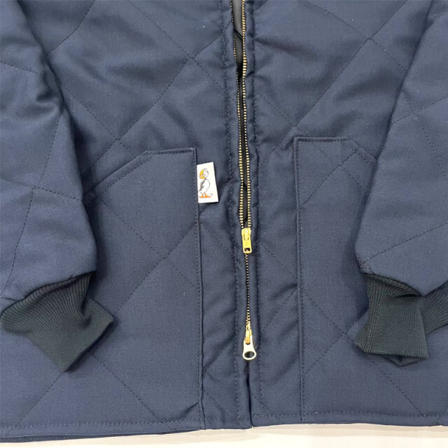 TaylorMade ネイビー キルティングジャケット XO ディクソン DICKSON キルティングジャケット 6oz Diamond