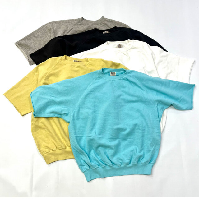 ダブルワークス DUBBLE WORKS ラフィミニ裏毛 Cut Off Sleeve Sweat Shirt Lot.74001