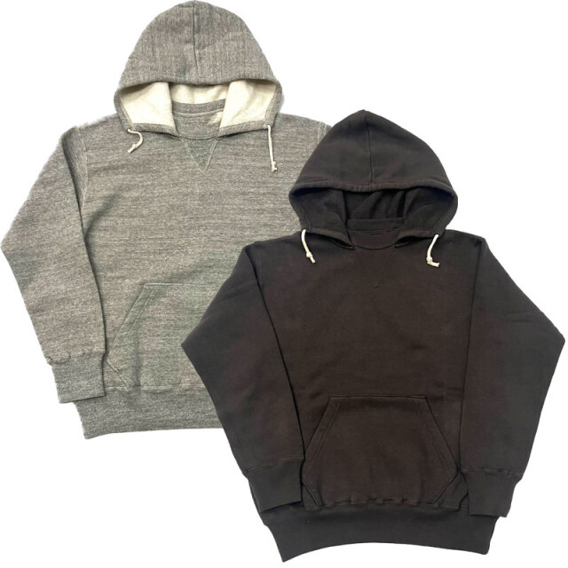 ダブルワークス DUBBLE WORKS 吊り編みスウェット 後付けパーカー "LOOP WHEEL”AFTER HOOD SWEAT HOODIE Lot 86018