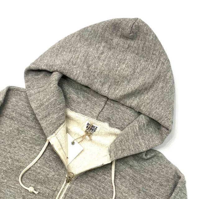 ダブルワークス DUBBLE WORKS 吊り編みスウェット ZIPパーカー 