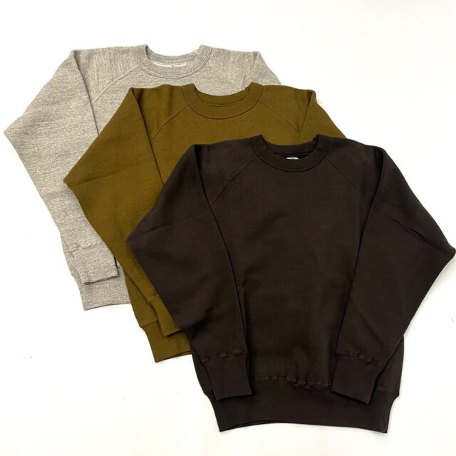 ダブルワークス DUBBLE WORKS 吊り編み ラグランスウェット "LOOP WHEEL”RAGLAN SWEAT SWEATSHIRT Lot 86019