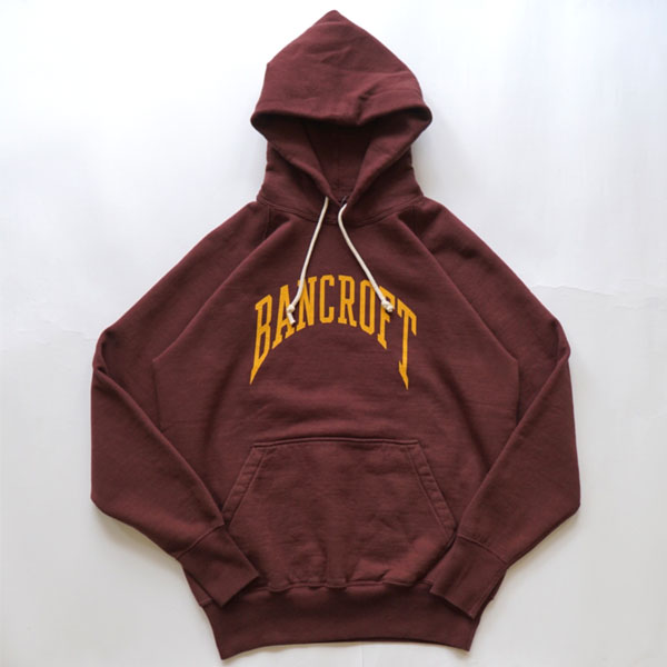 ダブルワークス DUBBLE WORKS ラグランスリーブ スウェットパーカー Raglan Sleeve Parka "BANCROFT" Lot.83004 Burgundy