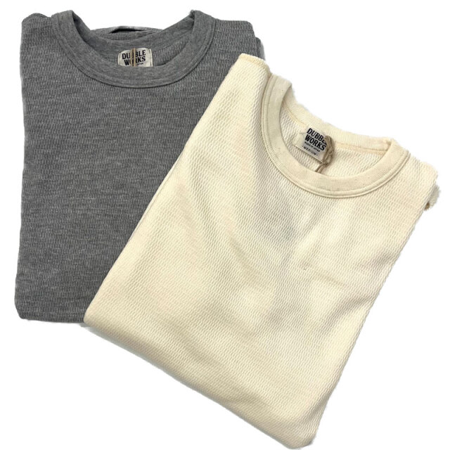 ダブルワークス DUBBLE WORKS サーマル ロングスリーブTシャツ THERMAL crew neck L/S T-SHIRTS Lot.54002