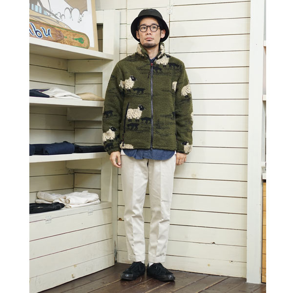 ファーフィールド オリジナル FARFIELD ORIGINAL フェルジャケット FELL JACKET OLIVE SHEEP