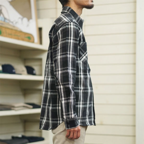 ファイブブラザー　EXTRA HEAVYフランネルシャツ FIVEBROTHER ファイブブラザー ヘビーフランネル チンストラップ