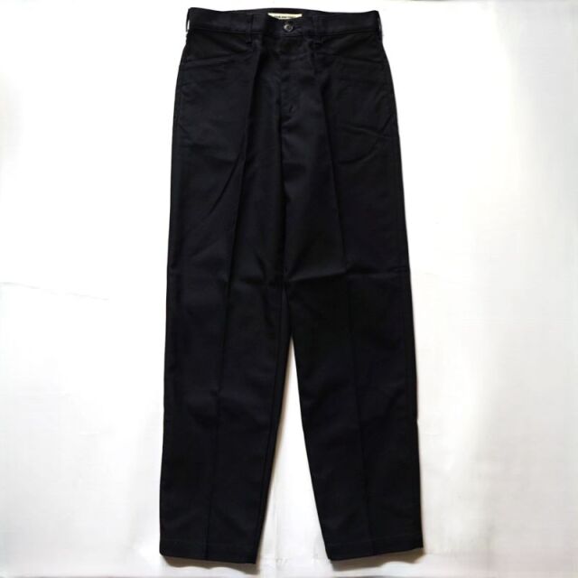 エフオービーファクトリー FOB FACTORY STA-PREST WIDE TROUSERS F0529 Black