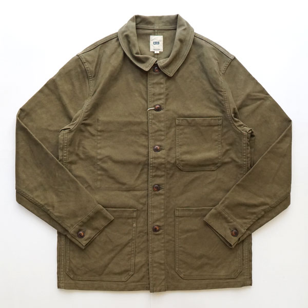 エフオービーファクトリー FOB FACTORY フレンチモールスキン カバーオール FRENCH MOLESKIN JACKET F2373 OLIVE