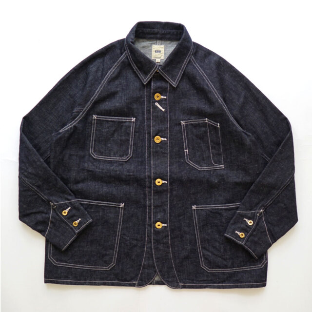 エフオービーファクトリー FOB FACTORY ヘンプデニム カバーオール F2410