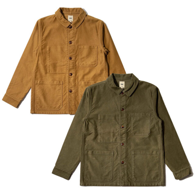 エフオービーファクトリー FOB FACTORY フレンチモールスキン カバーオール FRENCH MOLESKIN JACKET F2373