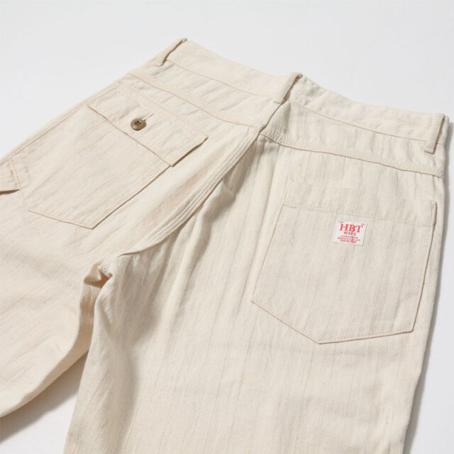 エフオービーファクトリー FOB FACTORY ヘリンボーン ペインターパンツ