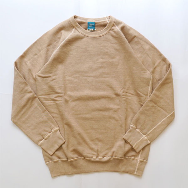 グッドオン GOOD ON 9OZ French Terry Raglan Crew Sweat Shirts #GOBW-101 P-LATTE