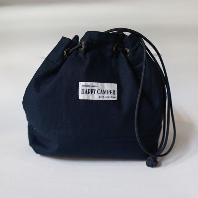 ハッピーキャンパー HAPPY CAMPER リバーシブル 巾着バッグ パラコード