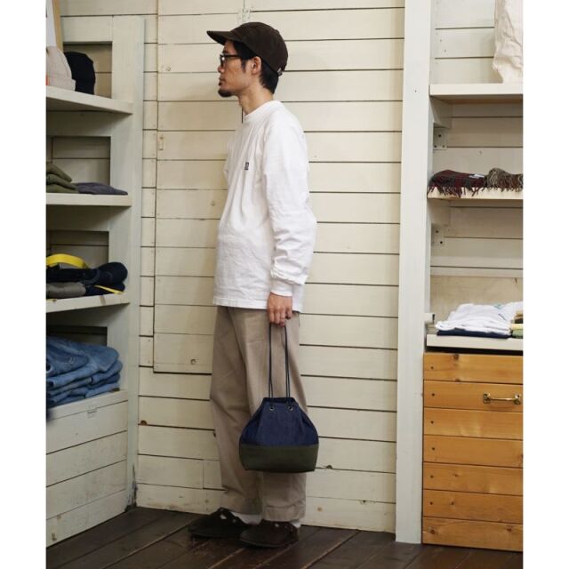 ハッピーキャンパー HAPPY CAMPER リバーシブル 巾着バッグ パラコード