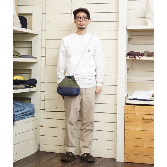 ハッピーキャンパー HAPPY CAMPER リバーシブル 巾着バッグ パラコード