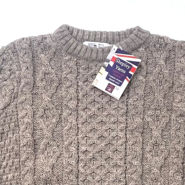 Kerry Woollen Mills ケリーウォーレンミルズ アラン Aran Cable Crew