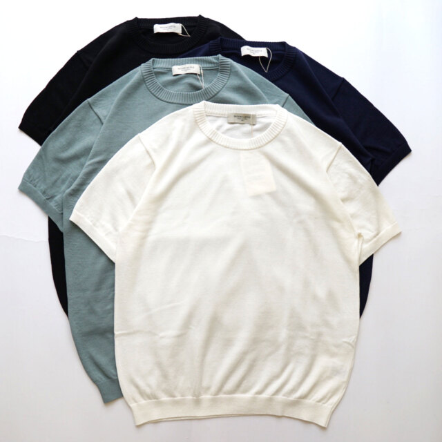 ムーンキャッスル MOONCASTLE アイスコットンニット S/S クルーネック ICE COTTON CREWNECK MC18