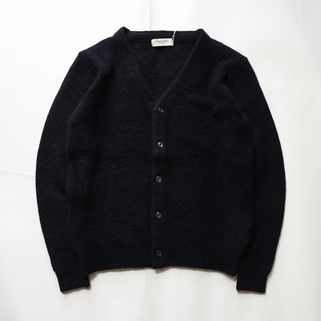 ムーンキャッスル MOONCASTLE アンゴラキッドモヘア Vネックカーディガン M2203 NavyBlack