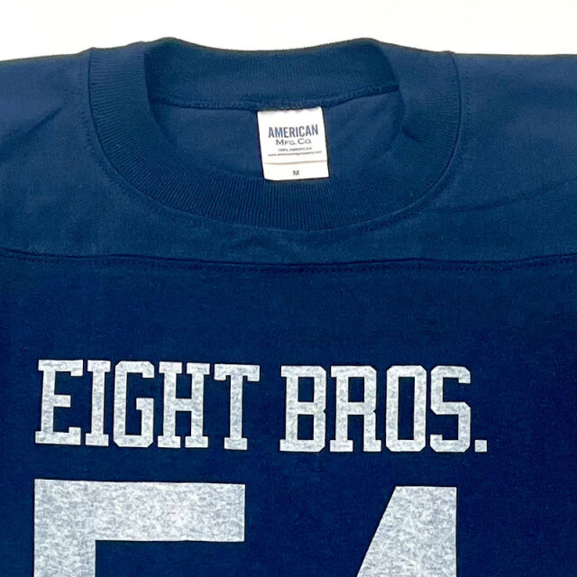 アメリカンMFG エイト ブラザーズ カレッジ フットボールシャツ
