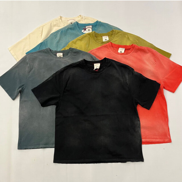 MoojiMooji ムージームージー Crop T-SHIRT Aged クロップ Tシャツ ダメージ Made In USA