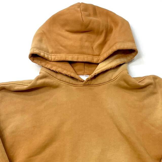 MOOJIMOOJIダメージパーカー Lブラウン MOOJI MOOJI US Oversize Crop