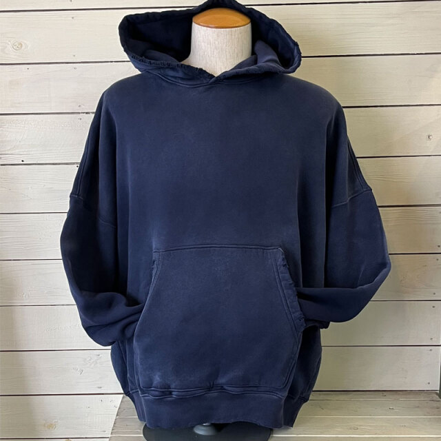 MoojiMooji ムージームージー Oversized Crop Hoodie Aged Heavy