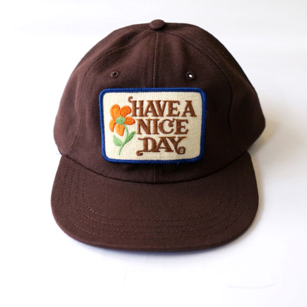 Tougher \"HAVE A NICE DAY Cap\" 6パネル USA製 タファー TOUGHER NEWARK 6パネルキャップ Have a Nice Day