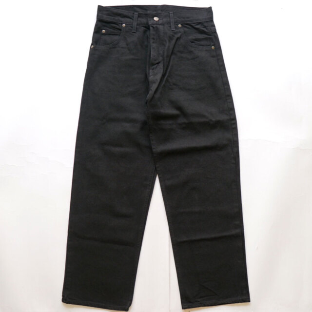 プリズンブルース PRISON BLUES リラックスフィットデニム 5P DENIM Rinced Black