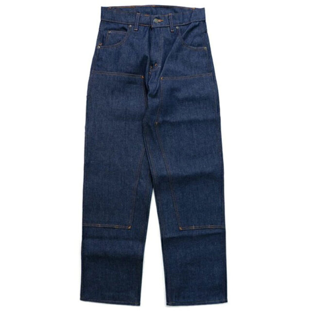 プリズンブルース PRISON BLUES ダブルニージーンズ Double Knee Jeans Rinced Blue