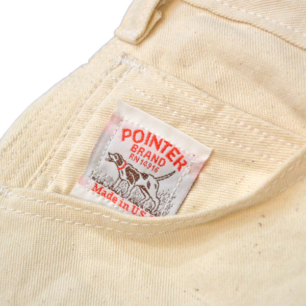 ポインターブランド POINTER BRAND 生成りペインターパンツ White Drill Carpenter Jeans LOT29