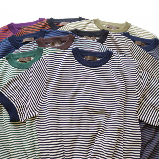 リナシェンテ 綿ポリ カレッジボーダー クルーネック Navy/Blue 50 楽天市場】リナシェンテ Rinascente 綿ポリ カレッジボーダー S