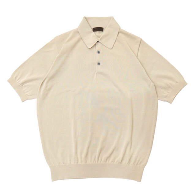 リナシェンテ Rinascente 綿ポリ 15G ニットポロ “PALIERI”