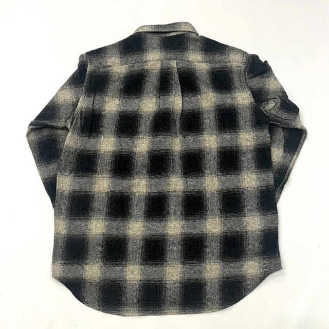 セロ SERO Ombre Check HeavyFlannel Shirt Double Pocket オンブレ