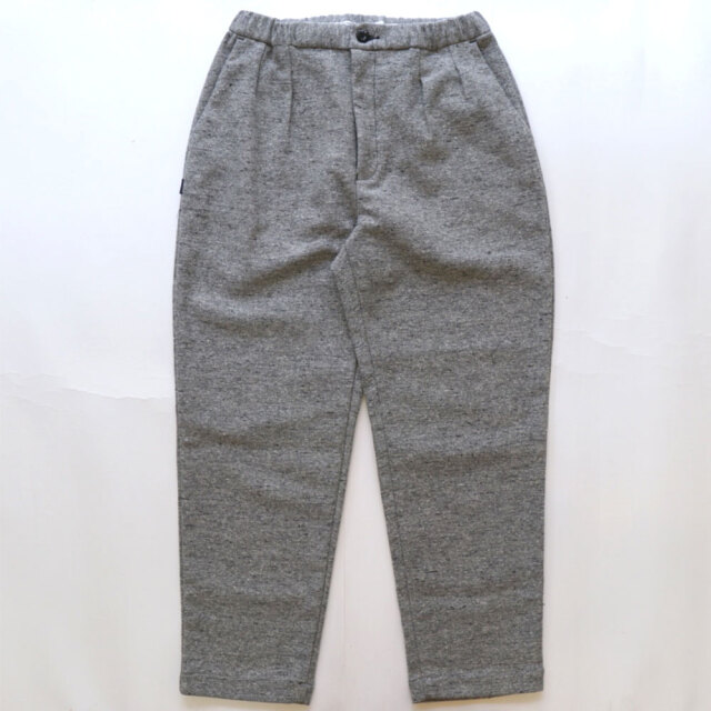 ターンミーオン TURN ME ON ストレッチジャズネップ ワイドテーパードパンツ Gray