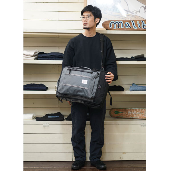 トポデザインズ TOPO DESIGNS グローバルトラベルバッグ GLOBAL TRAVEL BAG 30L Gray