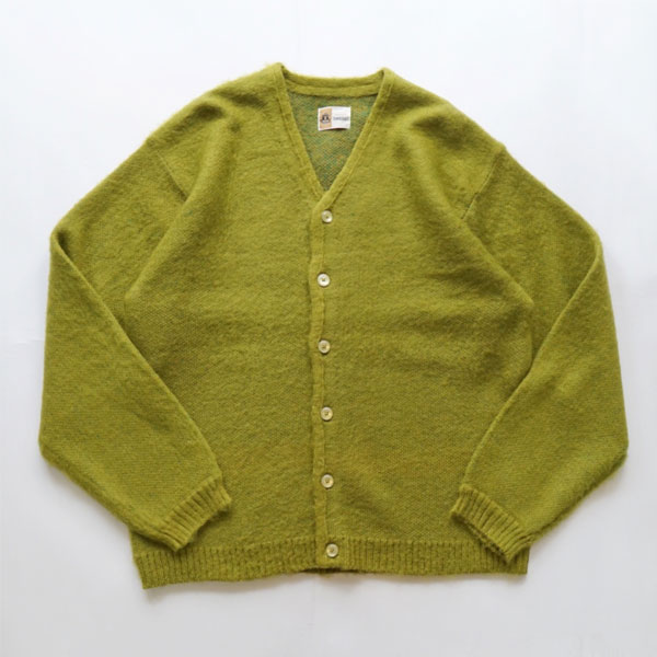 タウンクラフト TOWN CRAFT SHAGGY COLOR CARDIGAN Green