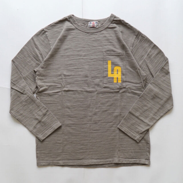 ユーエムアイ サンライズ U.M.I SUNRISE スラブプリント サングラスポケットTEE LA Gray