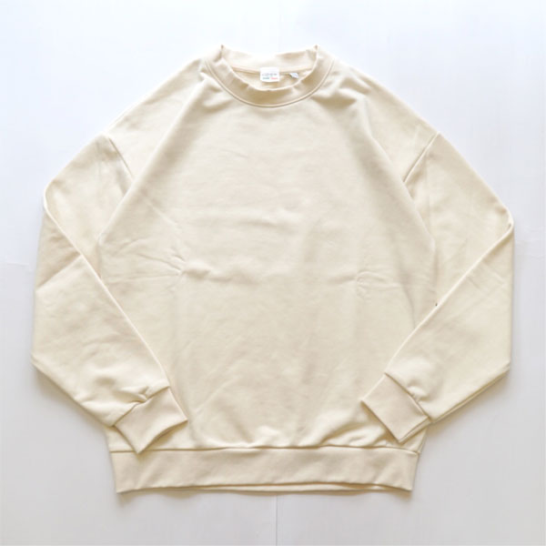 ベスティ Vesti フレンチテリー クルーネックスウェットシャツ 365 Over Giro Collo Cream