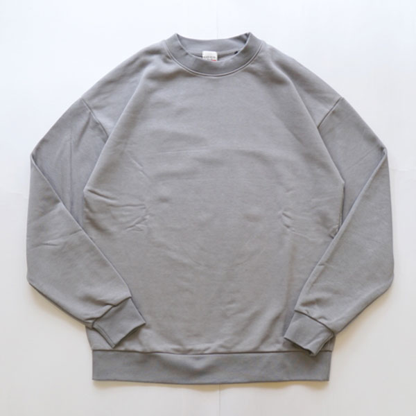 ベスティ Vesti フレンチテリー クルーネックスウェットシャツ 365 Over Giro Collo Gray