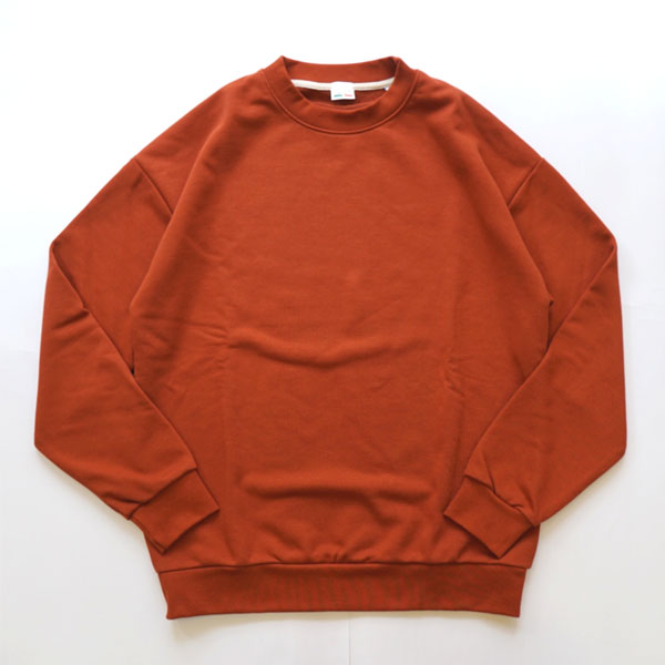 ベスティ Vesti フレンチテリー クルーネックスウェットシャツ 365 Over Giro Collo Terracotta