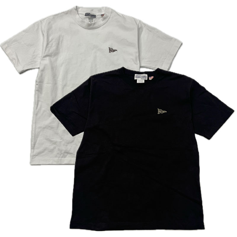 ハッピーキャンパー HAPPY CAMPER 8オンス アメリカンコットンTシャツ Malibu Flag EMB