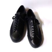 アサヒ Asahi ベルテッド レザースニーカー ASAHI BELTED LOW M036 Black