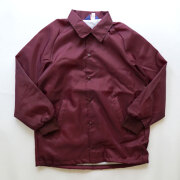 エーエスダブリュー ASW サテンコーチジャケット フランネルライニング Burgundy