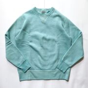 バーンズアウトフィッターズ Barns Outfitters COZUN GUSSET CREW BR-3000PG SAXBLUE