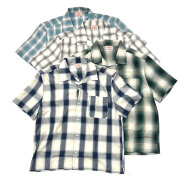 ビッグマイク BIG MIKE オンブレチェック 半袖シャツ S/S SHIRT
