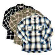 ビッグマイク BIG MIKE ライトフランネルシャツ Light FLANNEL SHIRT オンブレチェック　Ombre Check