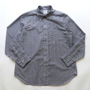 ブルーウォーター BLUE WATER ボタンダウン ブロードギンガムシャツ オウンメイク White/Navy