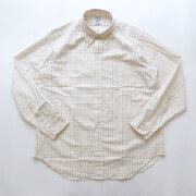 ブルーウォーター BLUE WATER ボタンダウン ビエラ タッターソールチェックシャツ オウンメイク Natural/Red/Black