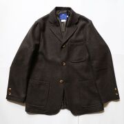 ブルーウォーター BLUE WATER マラリウス ツイード 3B アンコンジャケット 3B Tailored Jacket Brown